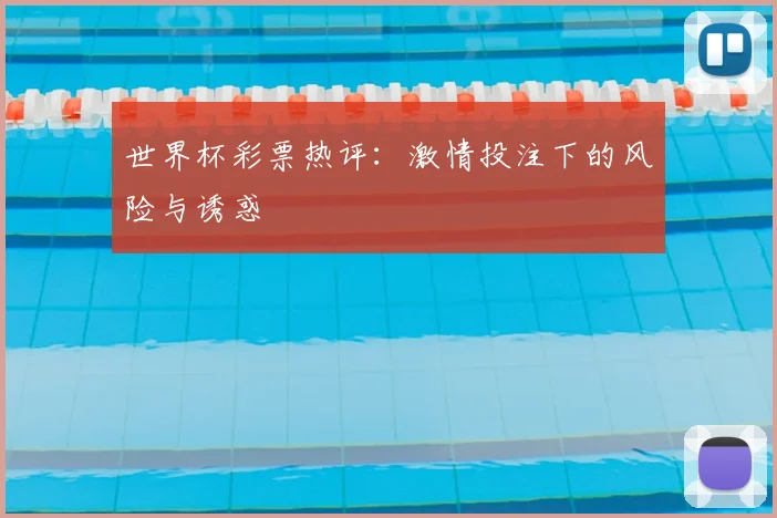 世界杯彩票热评：激情投注下的风险与诱惑