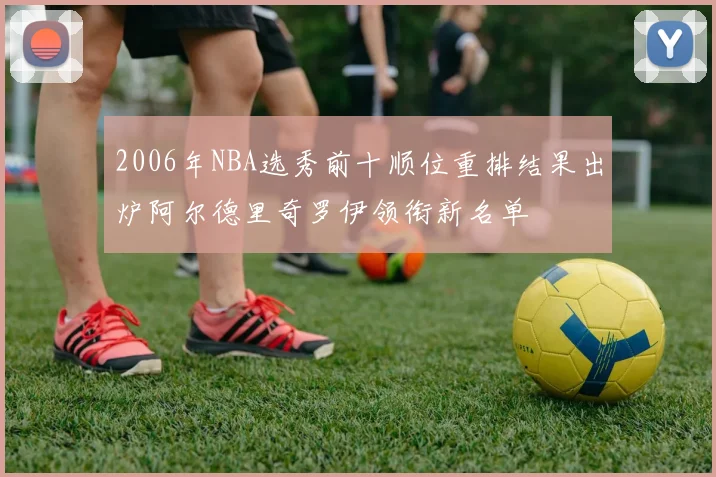 2006年NBA选秀前十顺位重排结果出炉阿尔德里奇罗伊领衔新名单